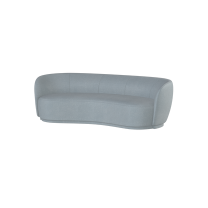 Posh Sofa - Curved Back Sofa with Continuous Base