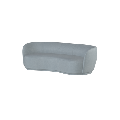 Posh Sofa - Curved Back Sofa with Continuous Base