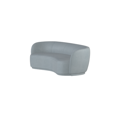Posh Sofa - Curved Back Sofa with Continuous Base