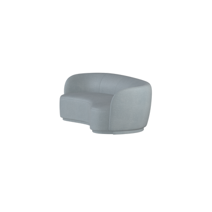 Posh Sofa - Curved Back Sofa with Continuous Base