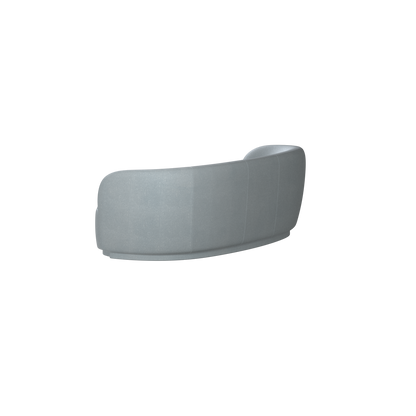 Posh Sofa - Curved Back Sofa with Continuous Base