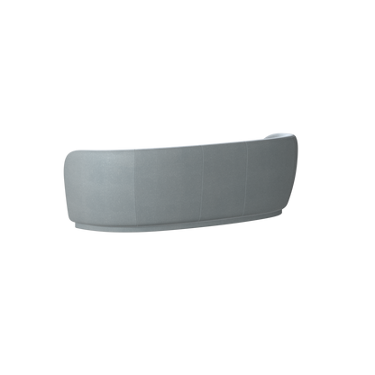 Posh Sofa - Curved Back Sofa with Continuous Base