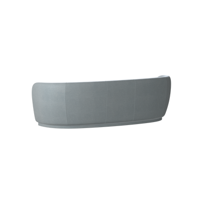 Posh Sofa - Curved Back Sofa with Continuous Base