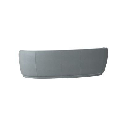 Posh Sofa - Curved Back Sofa with Continuous Base