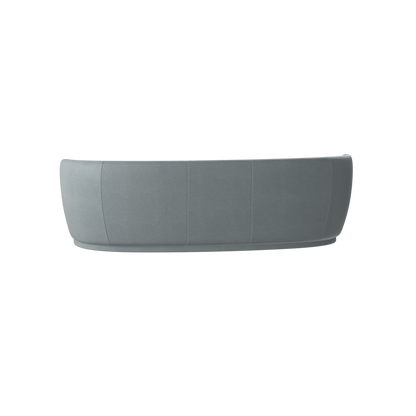 Posh Sofa - Curved Back Sofa with Continuous Base