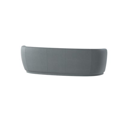 Posh Sofa - Curved Back Sofa with Continuous Base