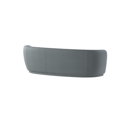 Posh Sofa - Curved Back Sofa with Continuous Base