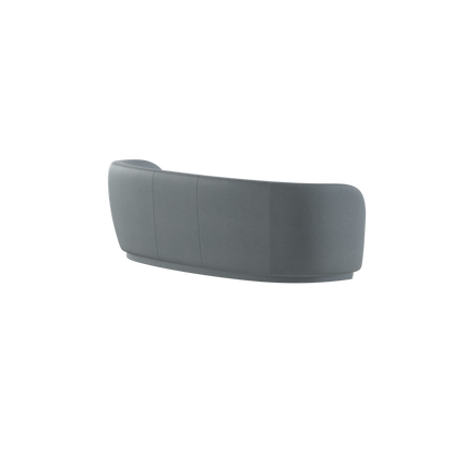 Posh Sofa - Curved Back Sofa with Continuous Base