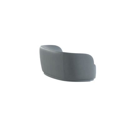 Posh Sofa - Curved Back Sofa with Continuous Base