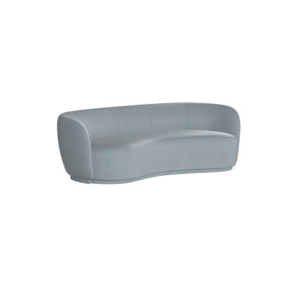 Posh Sofa - Curved Back Sofa with Continuous Base