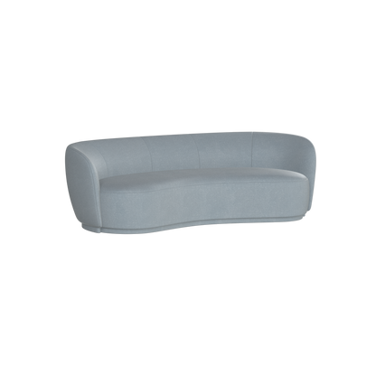 Posh Sofa - Curved Back Sofa with Continuous Base