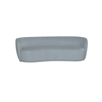 Posh Sofa - Curved Back Sofa with Continuous Base