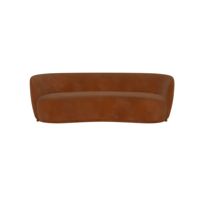 Posh Sofa - Curved Back Sofa with Continuous Base