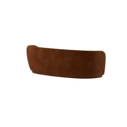 Posh Sofa - Curved Back Sofa with Continuous Base