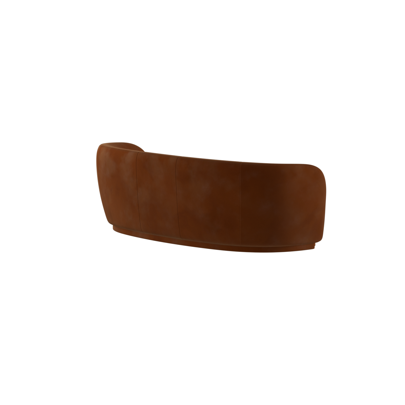 Posh Sofa - Curved Back Sofa with Continuous Base