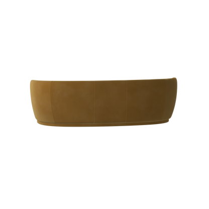 Posh Sofa - Curved Back Sofa with Continuous Base