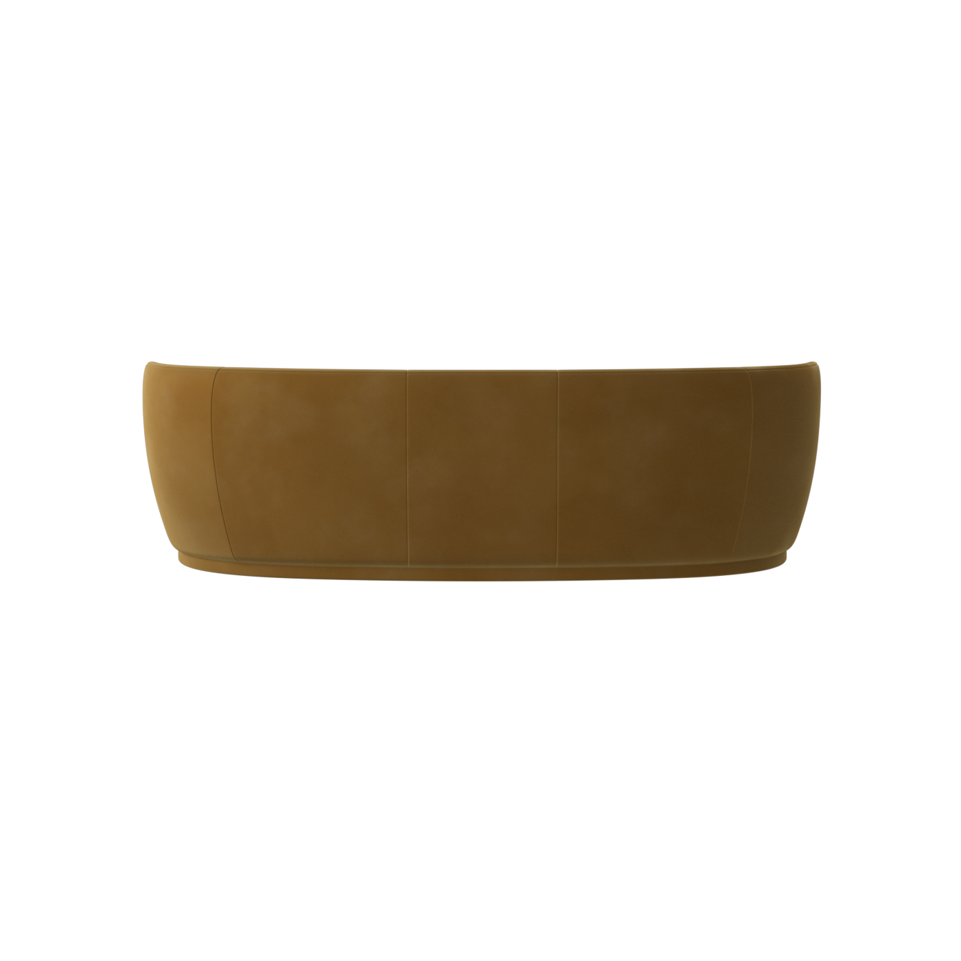 Posh Sofa - Curved Back Sofa with Continuous Base