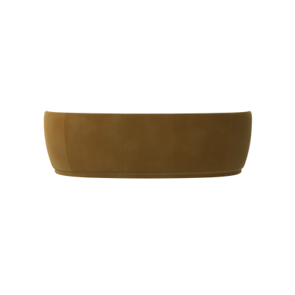 Posh Sofa - Curved Back Sofa with Continuous Base