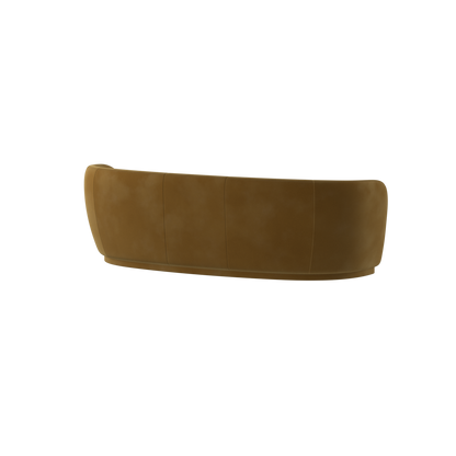 Posh Sofa - Curved Back Sofa with Continuous Base