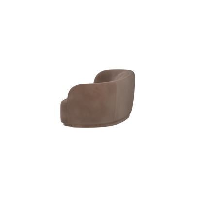 Posh Sofa - Curved Back Sofa with Continuous Base