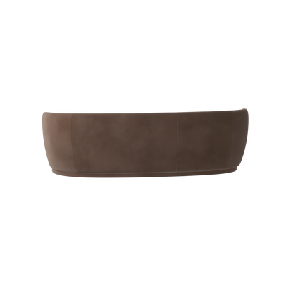 Posh Sofa - Curved Back Sofa with Continuous Base