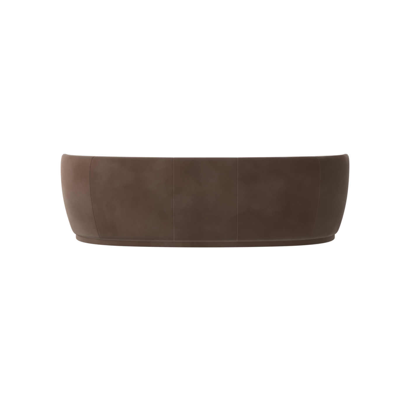 Posh Sofa - Curved Back Sofa with Continuous Base