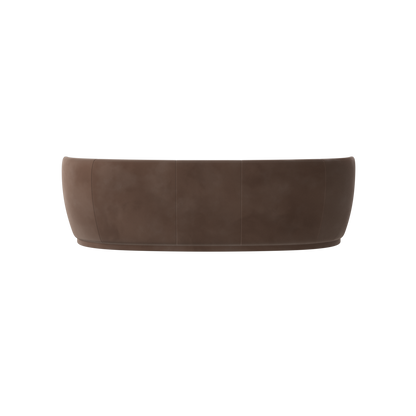 Posh Sofa - Curved Back Sofa with Continuous Base