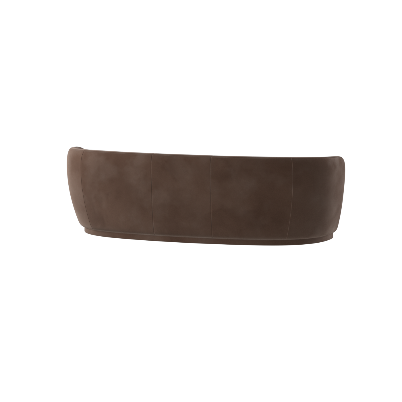 Posh Sofa - Curved Back Sofa with Continuous Base