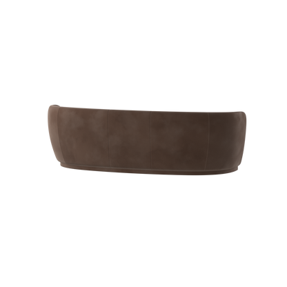 Posh Sofa - Curved Back Sofa with Continuous Base