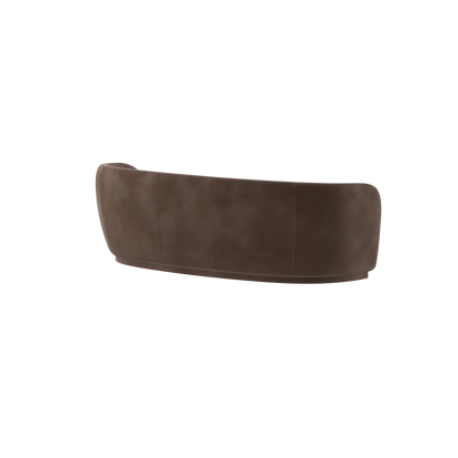 Posh Sofa - Curved Back Sofa with Continuous Base