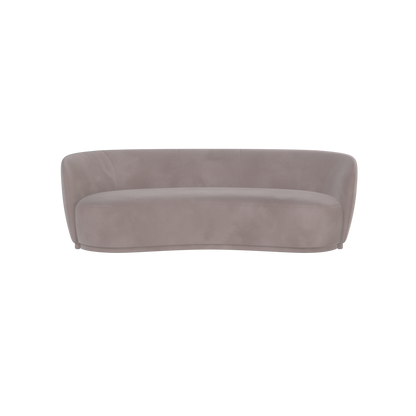 Posh Sofa - Curved Back Sofa with Continuous Base