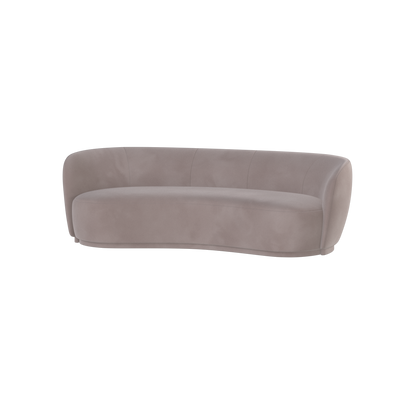 Posh Sofa - Curved Back Sofa with Continuous Base