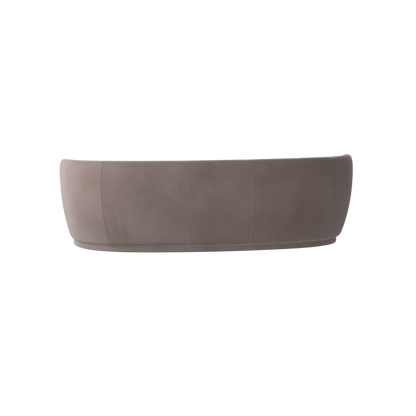 Posh Sofa - Curved Back Sofa with Continuous Base