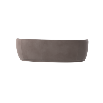 Posh Sofa - Curved Back Sofa with Continuous Base