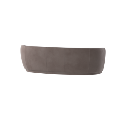 Posh Sofa - Curved Back Sofa with Continuous Base
