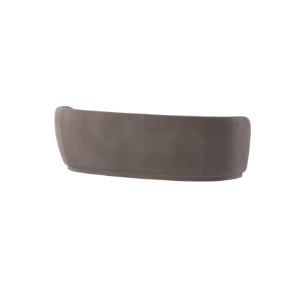 Posh Sofa - Curved Back Sofa with Continuous Base