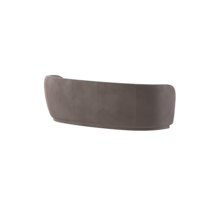 Posh Sofa - Curved Back Sofa with Continuous Base