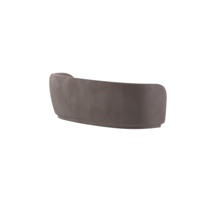 Posh Sofa - Curved Back Sofa with Continuous Base