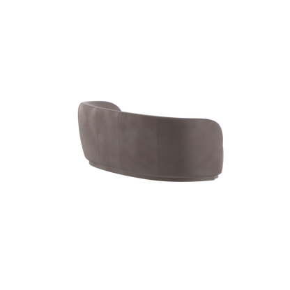 Posh Sofa - Curved Back Sofa with Continuous Base
