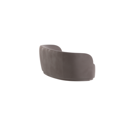 Posh Sofa - Curved Back Sofa with Continuous Base
