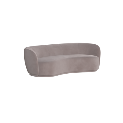 Posh Sofa - Curved Back Sofa with Continuous Base