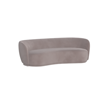 Posh Sofa - Curved Back Sofa with Continuous Base