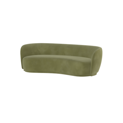 Posh Sofa - Curved Back Sofa with Continuous Base