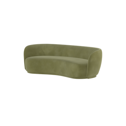 Posh Sofa - Curved Back Sofa with Continuous Base