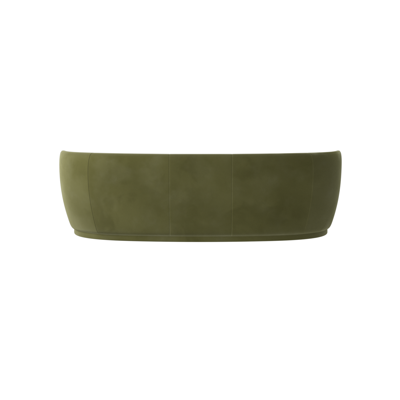 Posh Sofa - Curved Back Sofa with Continuous Base