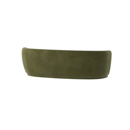 Posh Sofa - Curved Back Sofa with Continuous Base