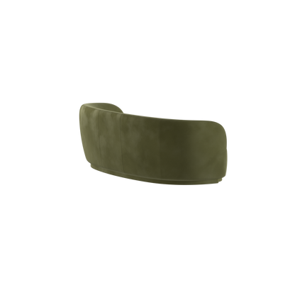 Posh Sofa - Curved Back Sofa with Continuous Base