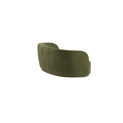 Posh Sofa - Curved Back Sofa with Continuous Base
