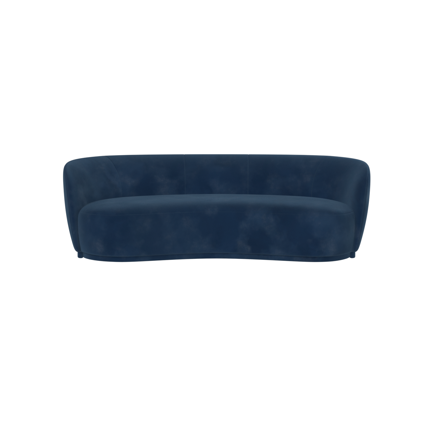 Posh Sofa - Curved Back Sofa with Continuous Base