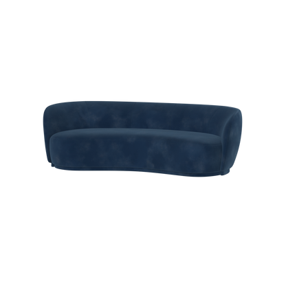Posh Sofa - Curved Back Sofa with Continuous Base